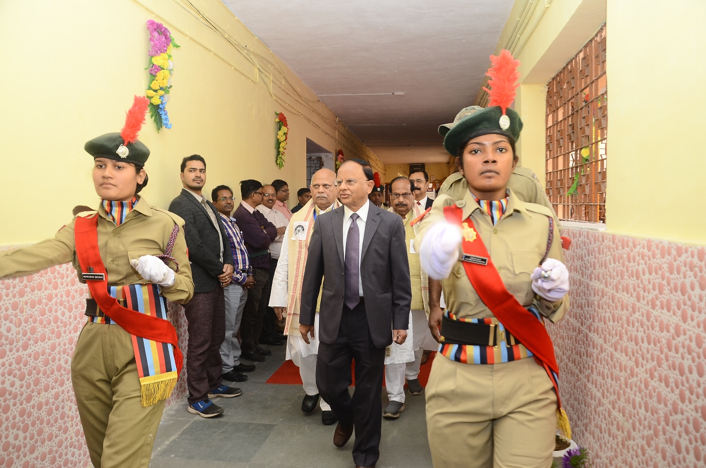 Chief Guest with procession 